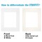 11x14 White Picture Mats Pack of 14, Frame Mattes for 8x10 Pictures, Acid Free, 1.2mm Thickness, with Core Bevel Cut